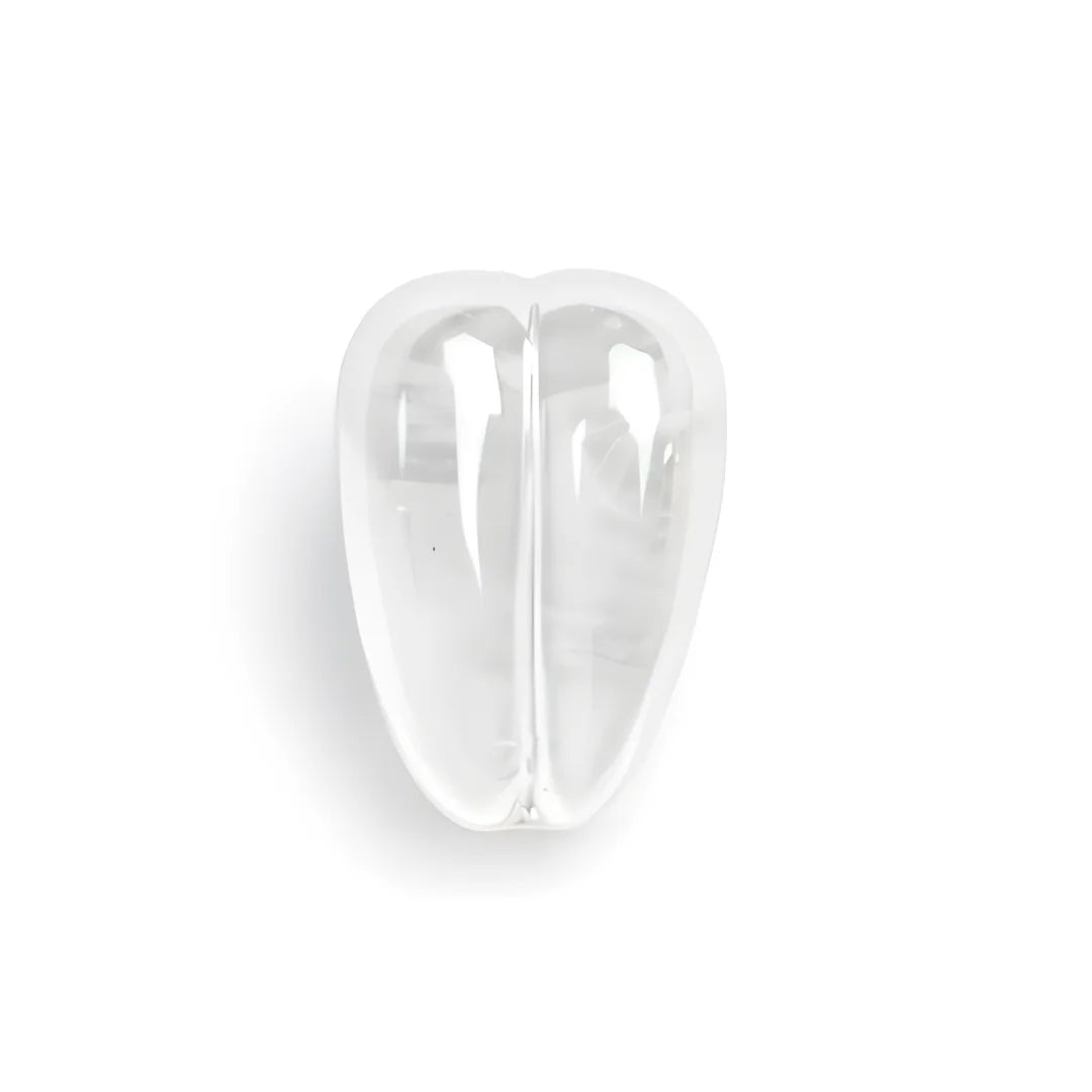 Acrylic | 20x25 mm | Transparent Bell Pepper Bead