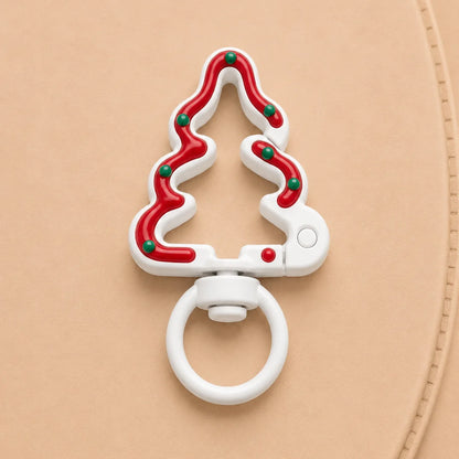 Tree Shaped Metal Swivel Clasp keychain Hooks