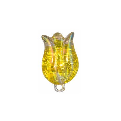 Stainless Steel | 15x10 mm | Tulip Flower Charm