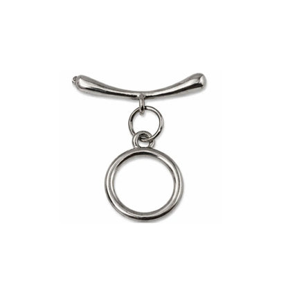 Stainless Steel | 20x20 mm | Twisted Rope Toggle Clasp Style - 01