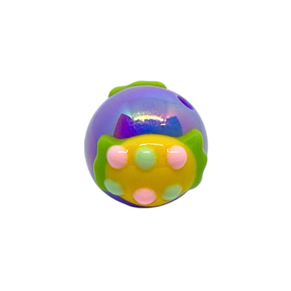 Vibrant Iridescent Bead | 15mm