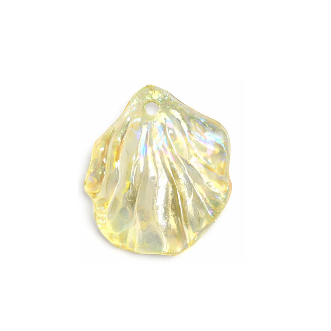Acrylic | Yellow Colour Shell Charm