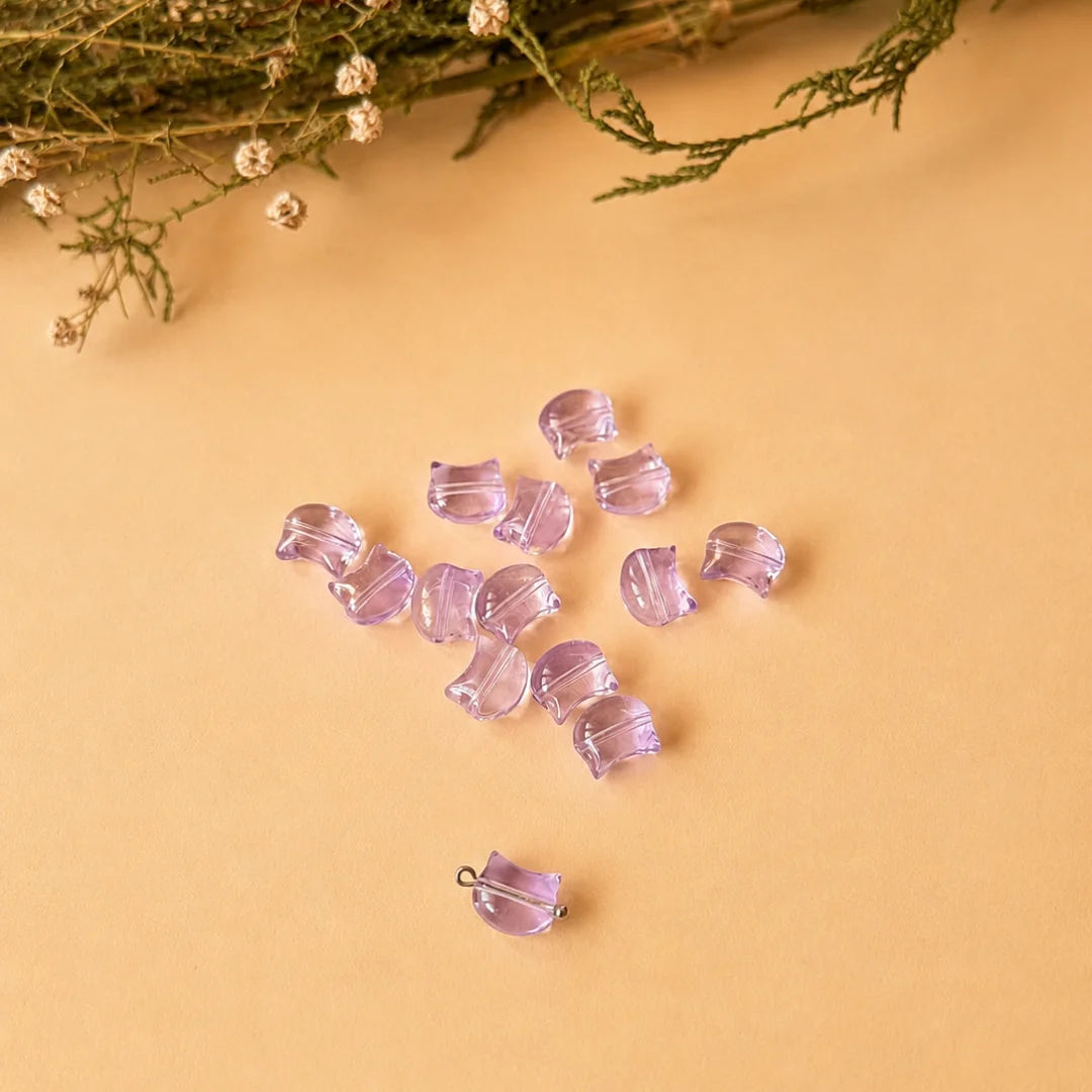 Cat Head Glass Beads