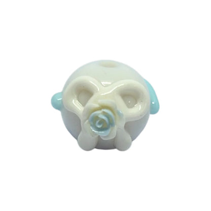 Bow with Flower Bead | 15mm