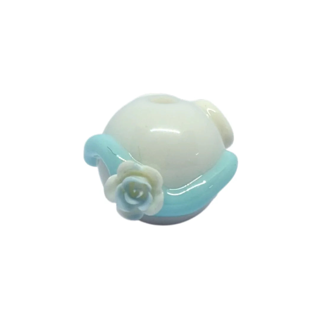 Bow with Flower Bead | 15mm