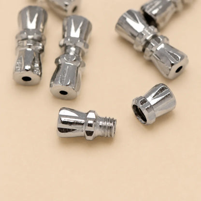 Stainless Steel | 16x5 mm | Screw Barrel Clasps