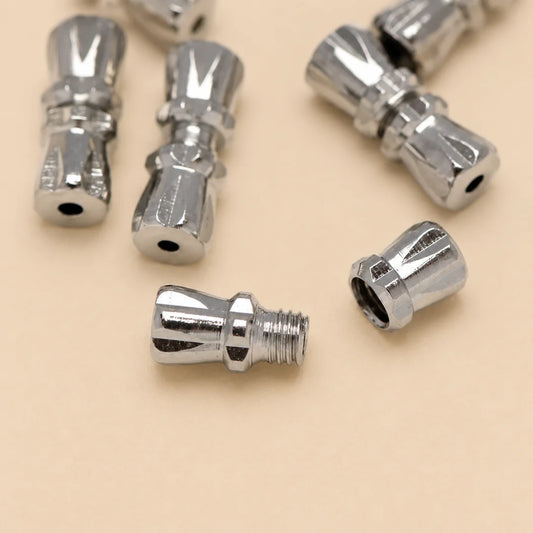Stainless Steel | 16x5 mm | Screw Barrel Clasps