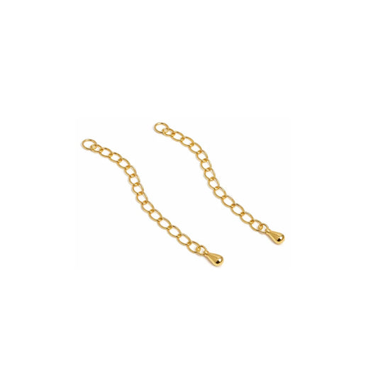 Stainless Steel | 45x3 mm | Drop Extender Chain Style - 01