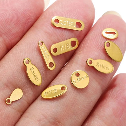 Stainless Steel | Gold-Plated Chain's End Tags