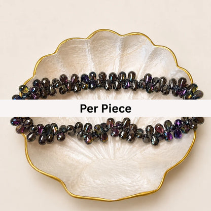 Briolette Shaped Glass Beads