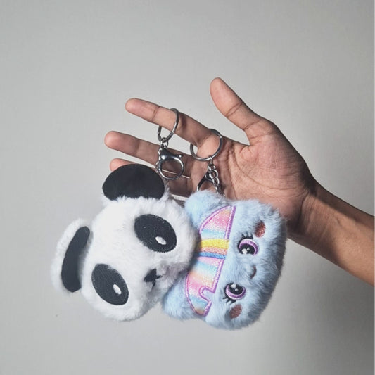 Fluffy Mirror Keychain