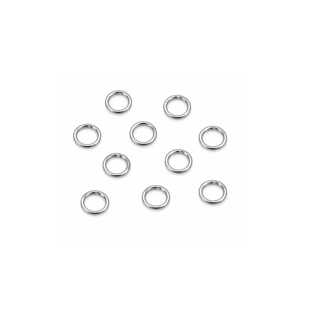Stainless Steel | Silver Plated Jump Rings - Small (4mm)