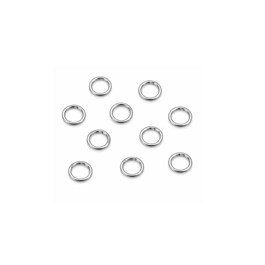 Stainless Steel | Silver Plated Jump Rings - Small (4mm)