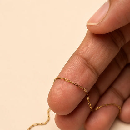 1 Ft of 14k Gold Plated Paperclip Link Chain-Style 3