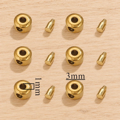 Stainless Steel | Crimp End Bead Positioning Stopper Spacer Bead